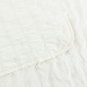 Ver imagem 5 de Kit Colcha Cobre Leito Plissê Casal Seersucker Premium 3 Peças Maciez e Leveza com Textura 3D Palha 