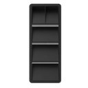 Ver imagem 2 de Organizador Divisor de Talheres Clear Compartimento Facas Garfos Colheres ou Preto