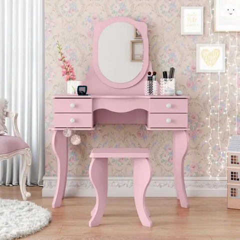 Penteadeira Princesa Rosa - Patrimar