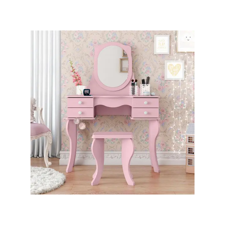 Penteadeira Princesa Rosa - Patrimar