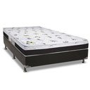 Ver imagem 1 de Cama Box Casal: Colchão Anatômico Luckspuma D33/ag65 Aspen 50 + Base Crc Suede Black(138x188)