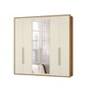 Guarda-Roupa Casal 6 Portas com Espelho 4 Gavetas 2 Sapateiras Deslizantes Chamonix Albatroz Móveis - 3