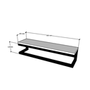 Ver imagem 3 de Toalheiro para Banheiro Mdf Branco 50cm