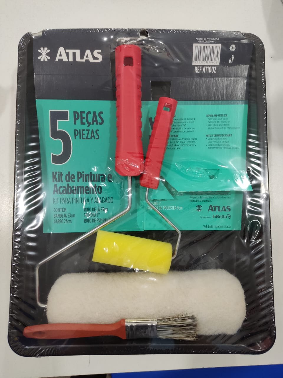 Kit de Pintura Atlas 5 Peças