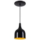 Ver imagem 1 de Pendente Gota Luminária Lustre Alumínio Preto Brilho