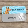 Tapete Divertido de Porta Bem Vindo Cão Tchau Gato Capacho - 4