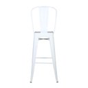 Ver imagem 2 de Kit 4 Banquetas Altas Iron Tolix Titan Rivatti Encosto Alto Branca