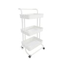 Ver imagem 1 de Carrinho Multiuso 3 Prateleiras Branco