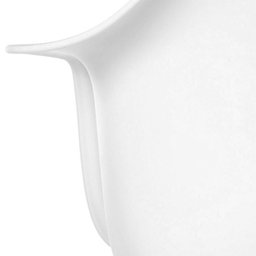 Cadeira de balanço Eames RAR - Base de madeira clara - Branco - 2