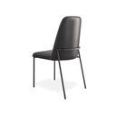 Ver imagem 3 de Kit 2 Cadeiras Estofadas Lucy Aço Carbono Couro Pu