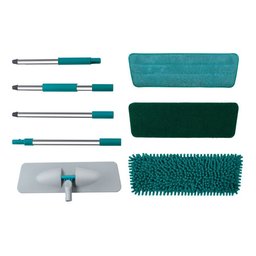 Mop Plano 3 Em 1 Flashlimp Limpeza Pesada Umida Seca Casa Euro Home ALUMINIO - 4