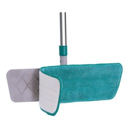 Mop Plano 3 Em 1 Flashlimp Limpeza Pesada Umida Seca Casa Euro Home ALUMINIO - 10
