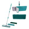 Mop Plano 3 Em 1 Flashlimp Limpeza Pesada Umida Seca Casa Euro Home ALUMINIO - 1
