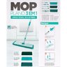 Mop Plano 3 Em 1 Flashlimp Limpeza Pesada Umida Seca Casa Euro Home ALUMINIO - 5