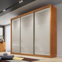 Ver imagem 4 de Guarda Roupa Casal Medelim 3 Portas 4 Gavetas Cinamomo Fendi - Novo Horizonte