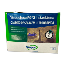 Cimento Secagem Ultrarrápida ViapolSeca Pó 2 15kg Viapol - 1