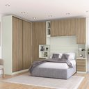 Ver imagem 1 de Guarda-roupa Casal Modulado Seletto 8 Portas 9 Gavetas Me29 Areia/jequitibá - Henn