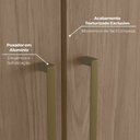 Ver mais imagens de Guarda-roupa Casal Modulado Seletto 8 Portas 9 Gavetas Me29 Areia/jequitibá - Henn