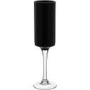 Ver imagem 1 de Vaso Decorativo Enfeite Casa Vidro 41x10x10cm Preto