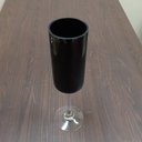 Ver imagem 2 de Vaso Decorativo Enfeite Casa Vidro 41x10x10cm Preto