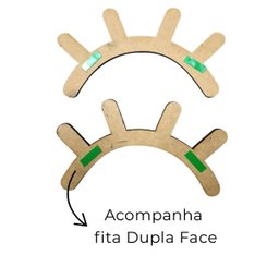 02 Apliques de Parede Unicórnio para Decoração Mdf 6mm Preto 20cm - 4