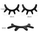 Ver imagem 2 de 02 Apliques de Parede Unicórnio para Decoração Mdf 6mm Preto 20cm
