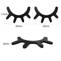 02 Apliques de Parede Unicórnio para Decoração Mdf 6mm Preto 20cm - 2
