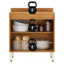 Ver imagem 3 de Balcão 80cm Plena 2 Portas Cinamon Touch Nude Prime Tx Demóbile