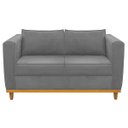 Ver mais imagens de Kit Sofá 2 Lugares e Poltrona Europa Suede Cinza ADJ Decor