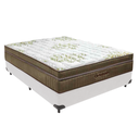 Ver imagem 1 de Cama Box Casal Branco e Colchão Gold Ultragel Molas Ensacadas Ortobom