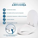 Ver imagem 5 de Assento Sanitario Decorado Borboleta Oxford para Vaso Deca