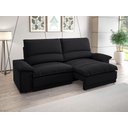 Ver imagem 2 de Sofá Plaza 2,00m Retrátil e Reclinável Velosuede - Netsofas