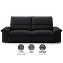 Ver imagem 3 de Sofá Plaza 2,00m Retrátil e Reclinável Velosuede - Netsofas