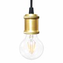 Ver imagem 7 de Lustre para Sala Pratic 6 Lâmpadas Dourado Pé Direito Alto