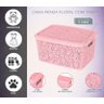 Kit 3 Caixas Cestos Organizadoras Rosa Uninjet 17l Floral:rosa - 2