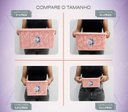 Ver imagem 4 de Kit 3 Caixas Cestos Organizadoras Rosa Uninjet 17l Floral:rosa