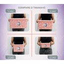 Ver imagem 4 de Kit 3 Caixas Cestos Organizadoras Rosa Uninjet 17l Floral:rosa
