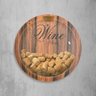 Bolha Porta-Rolhas Wine Shiraz Em Mdf E Acrílico 35Cm Madeira - 1