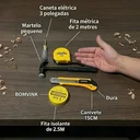 Ver imagem 4 de Jogo de Ferramentas 5 Peças Kit Manual Básico Uso Doméstico