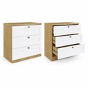 Ver imagem 5 de Quarto Infantil Modulado Completo Provençal 5 Peças 100% MDF Frentes em BP