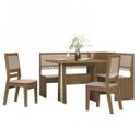 Ver imagem 2 de Canto Alemão 2 Cadeiras Zurique Celta Móveis