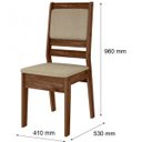 Ver imagem 5 de Canto Alemão 2 Cadeiras Zurique Celta Móveis