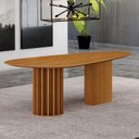 Ver imagem 2 de Mesa de Jantar Belle 1,80x1,00m Orgânica Cinamomo com Kit 4 Cadeiras para Mesa de Jantar Belle Sint