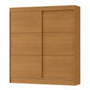 Ver imagem 2 de Guarda-Roupa 2 Portas e 3 Gavetas Palermo Marrom/Cinamomo