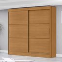 Ver imagem 1 de Guarda-Roupa 2 Portas e 3 Gavetas Palermo Marrom/Cinamomo