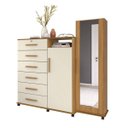 Ver imagem 2 de Cômoda com Espelho 2 Portas 6 Gavetas Master Plus Albatroz Móveis