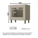 Ver imagem 2 de Balcão Forno Embutir Connect Duna-cristal com Tampo - Móveis Henn Duna-cristal