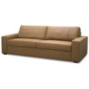 Ver imagem 5 de Sofá 3 Lugares para Sala de Estar Living 205cm Aurora L06 Couro Marrom Claro - Lyam Decor