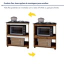 Ver mais imagens de Balcão para Cooktop 4 Bocas 2 Nichos para Forno Turim