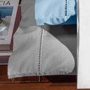 Ver imagem 3 de Kit 2 Pçs Par Fronha Paris Percal 150 Fios 100% Algodão 70x50cm sem Aba: Cinza